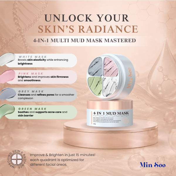 Min Soo 4 in 1 Mud Mask